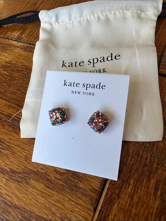 kate spade Jewelry - kate spade Multicolor Glitter Cube Stud Earrings